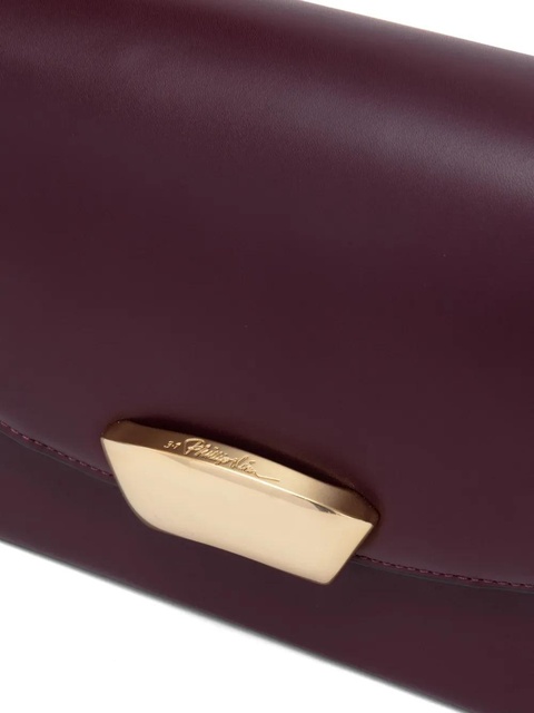 3.1 Phillip Lim ID leather shoulder bag - Red - zdjęcie produktu nr 2