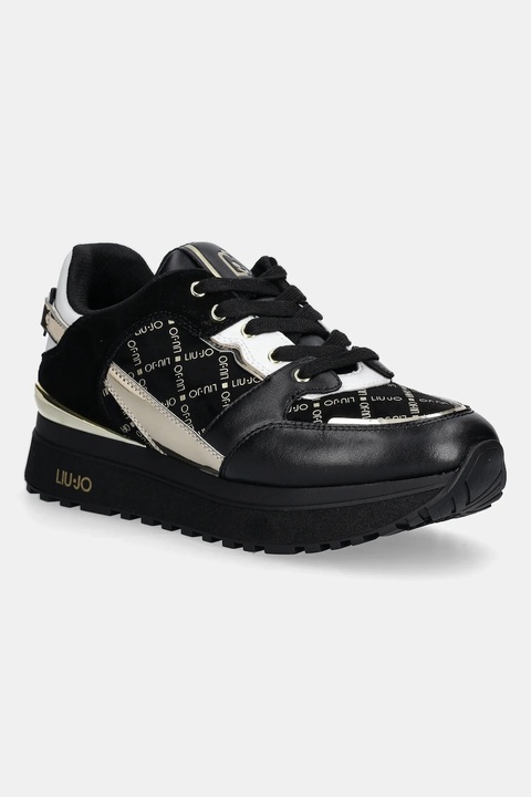 Liu Jo sneakersy LIU JO MAXI WONDER 91 damskie kolor czarny BF5005PX68122222 - zdjęcie produktu nr 1