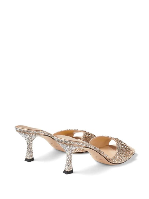 Jimmy Choo 70mm Skye satin sandals - Gold - zdjęcie produktu nr 2