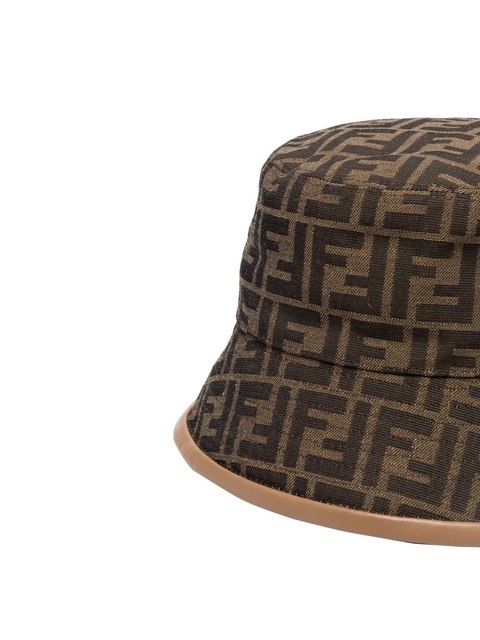 FENDI FF-jacquard bucket hat - Brown - zdjęcie produktu nr 2