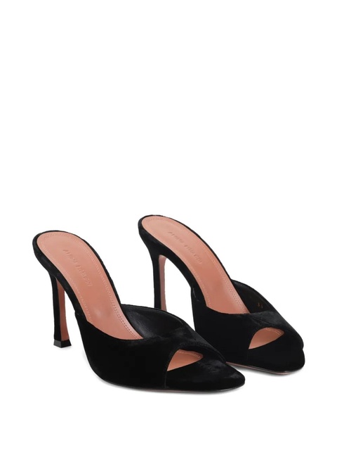Amina Muaddi 105mm Alexa heeled sandal - Black - zdjęcie produktu nr 2