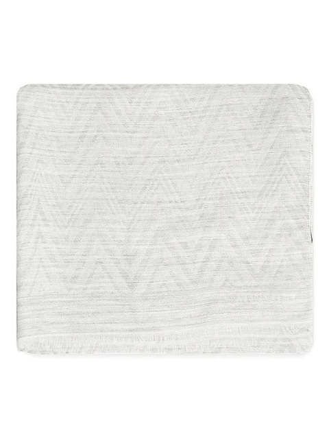 Missoni chevron fringed scarf - White - zdjęcie produktu nr 2