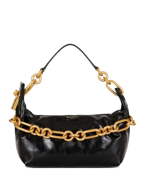 Balmain medium Sync padlock chain shoulder bag - Black - zdjęcie produktu nr 1