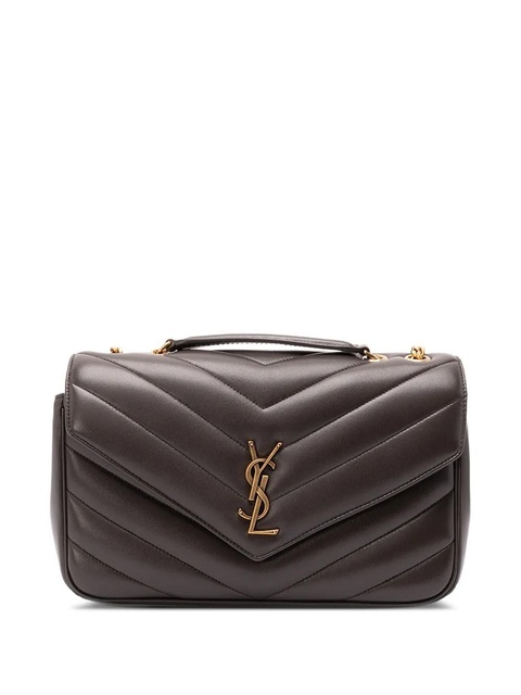 Saint Laurent chevron chain shoulder bag - Black - zdjęcie produktu nr 1