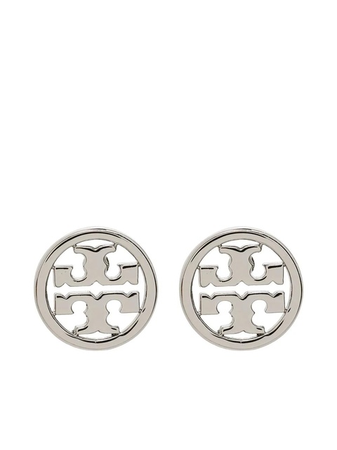 Tory Burch Miller Double-T stud earrings - Metallic - zdjęcie produktu nr 1
