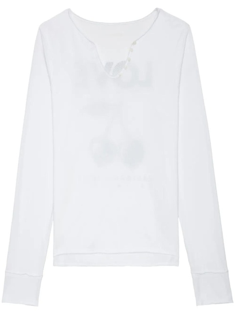 Zadig&Voltaire Henley t-shirt - White - zdjęcie produktu nr 1
