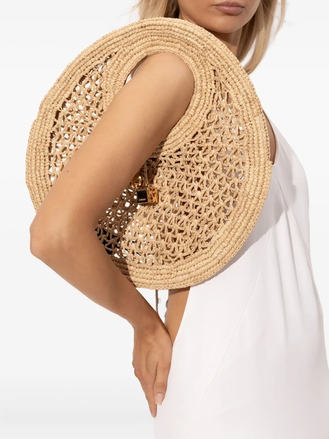 Jacquemus medium Le Spiaggia round bag - Neutrals - zdjęcie produktu nr 2
