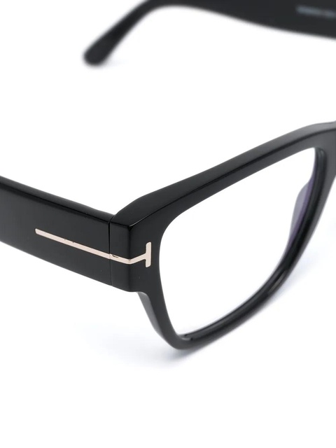 TOM FORD Eyewear cat-eye engraved-logo glasses - Black - zdjęcie produktu nr 2
