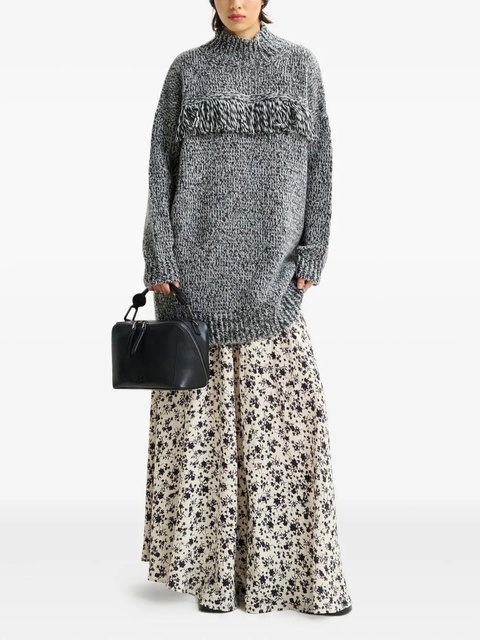 Essentiel Antwerp floral-pattern maxi skirt - Black - zdjęcie produktu nr 2