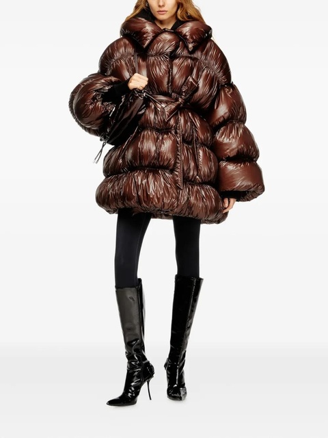 Diesel W-Inona padded coat - Brown - zdjęcie produktu nr 2