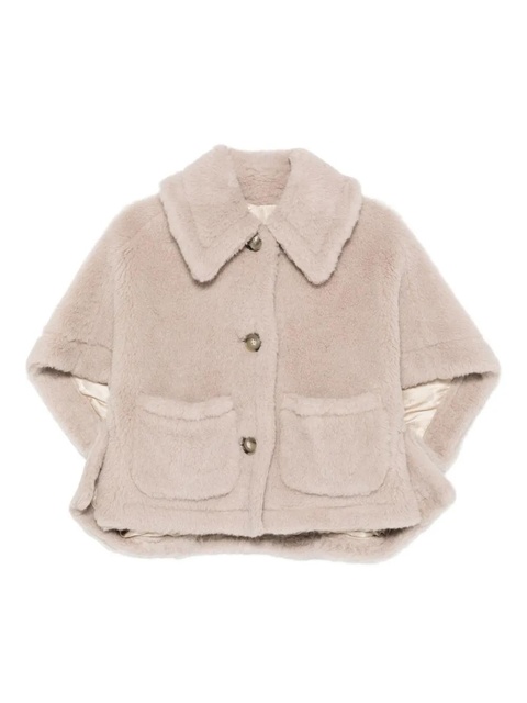 Max Mara Teddy button-up cape - Pink - zdjęcie produktu nr 1