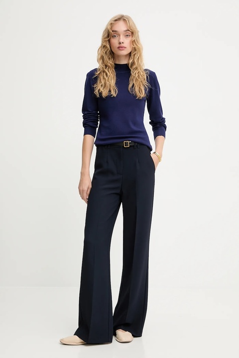 Answear.LAB sweter z kaszmirem kolor niebieski lekki - zdjęcie produktu nr 2