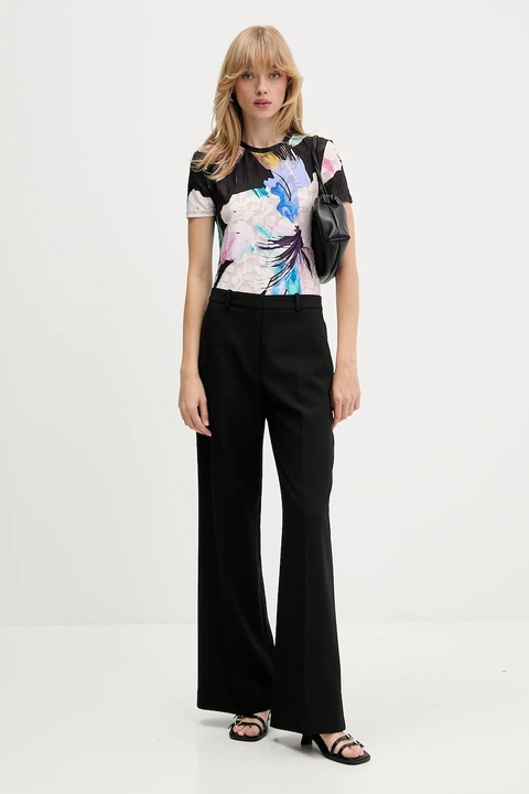 Desigual t-shirt VIENA damski kolor czarny 25WWTK52 - zdjęcie produktu nr 2