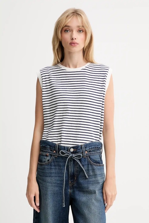 Levi's top bawełniany kolor biały A8794 - zdjęcie produktu nr 2