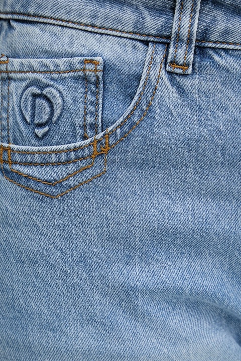 Desigual jeansy PATCHE damskie high waist 25WWDD20 - zdjęcie produktu nr 2