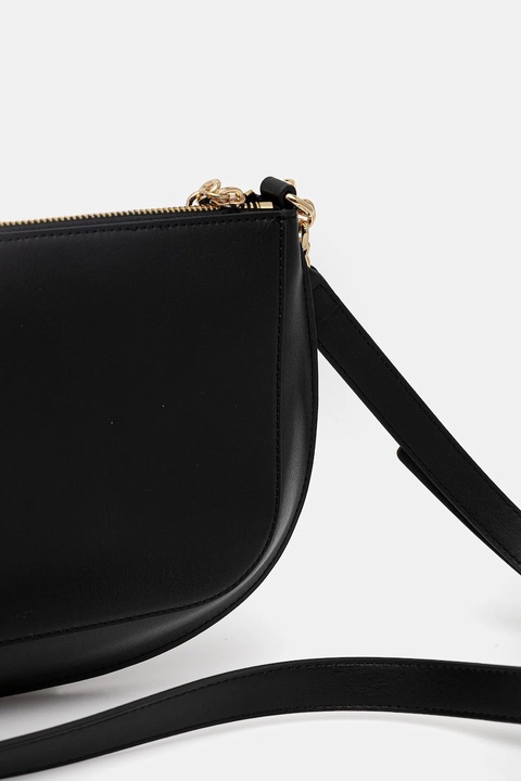 Tommy Hilfiger torebka skórzana kolor czarny AW0AW18143 - zdjęcie produktu nr 2