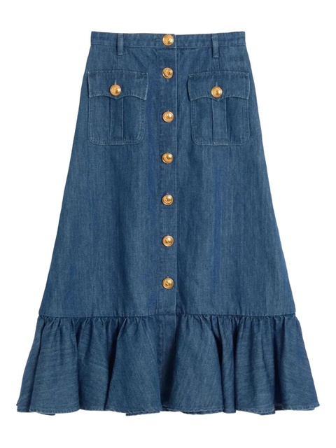 Valentino Garavani lightweight denim skirt - Blue - zdjęcie produktu nr 1