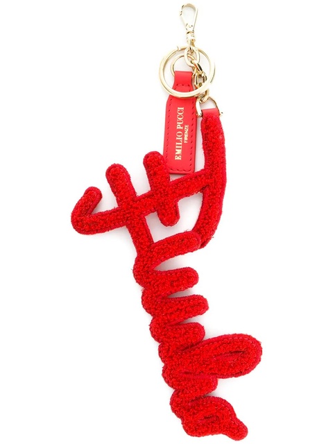 PUCCI textured keyring - zdjęcie produktu nr 1