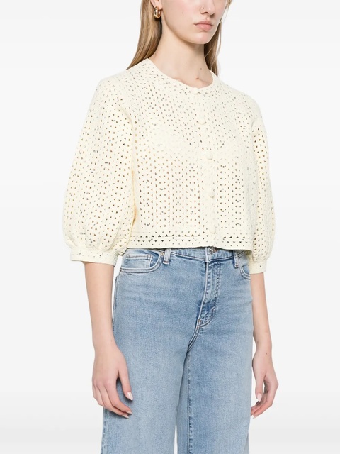 Maje rhinestone-embellished cardigan - Yellow - zdjęcie produktu nr 2