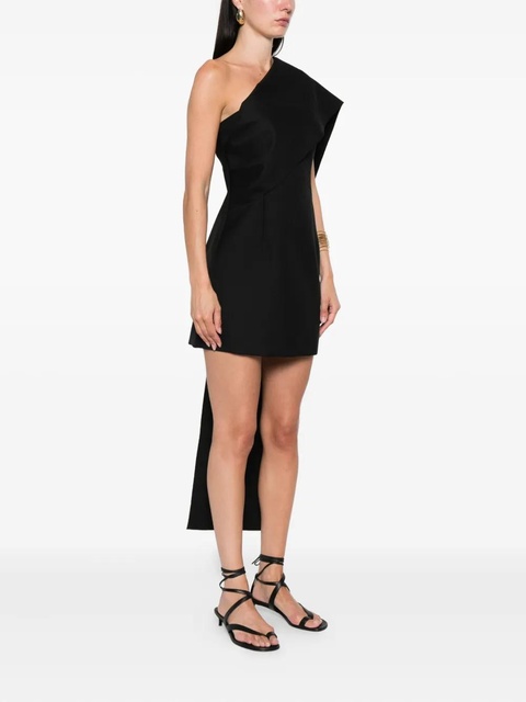 Róhe one-shoulder mini dress - Black - zdjęcie produktu nr 2
