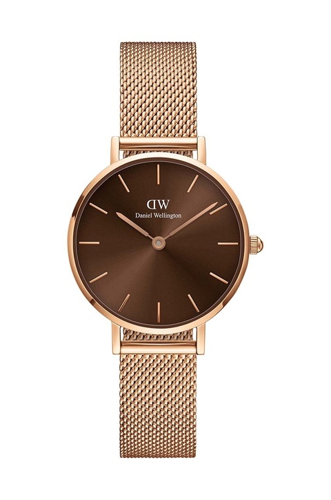 Daniel Wellington zegarek Petite Amber 28 damski kolor różowy - zdjęcie produktu nr 1