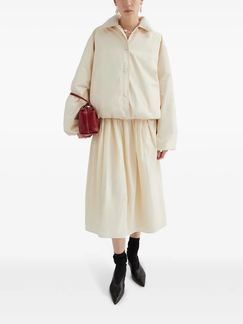 Jil Sander padded bomber jacket - Neutrals - zdjęcie produktu nr 2