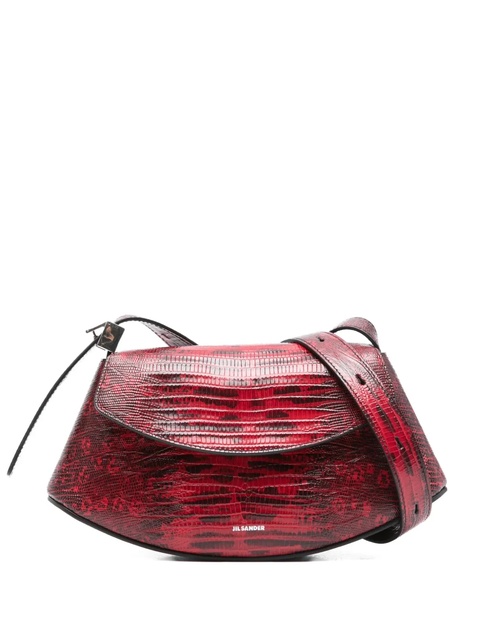 Jil Sander snakeskin crossbody bag - Red - zdjęcie produktu nr 1