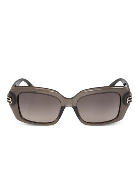 Balenciaga Eyewear rectangle-frame sunglasses - Grey - zdjęcie produktu nr 1