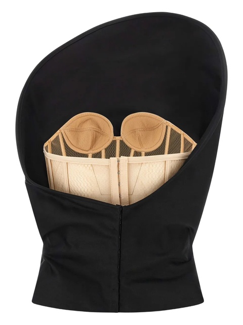 Magda Butrym 13 bustier top - Black - zdjęcie produktu nr 1