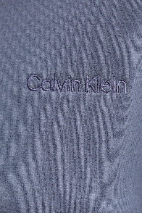 Calvin Klein Underwear bluza damska kolor niebieski z kapturem gładka LV00QS7504 - zdjęcie produktu nr 1