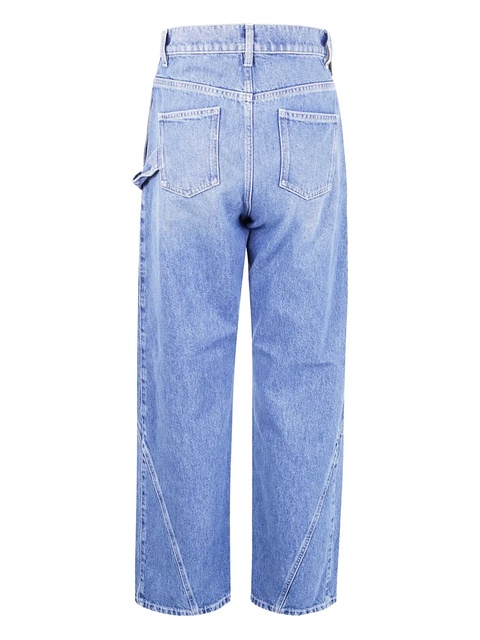 JW Anderson anchor-embroidered jeans - Blue - zdjęcie produktu nr 2