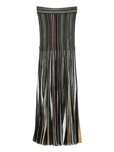 Missoni striped sequin-embellished skirt - Black - zdjęcie produktu nr 1