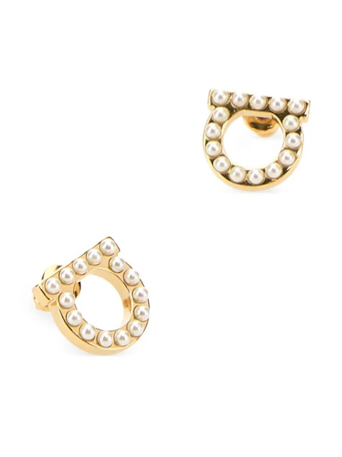 Ferragamo Gold metal Gancini earrings - zdjęcie produktu nr 2