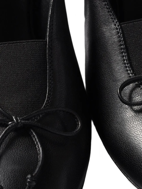 Miu Miu 65mm bow-detail block-heel pumps - Black - zdjęcie produktu nr 2