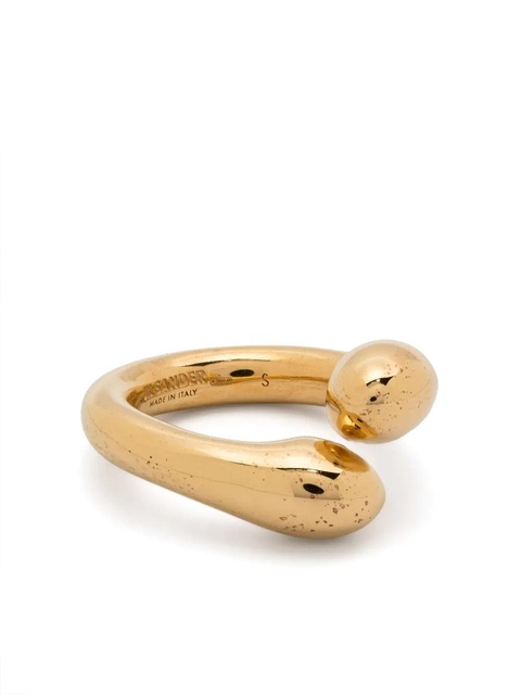 Jil Sander gold-plated ring - zdjęcie produktu nr 1
