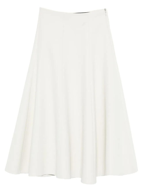 Jacquemus flared midi skirt - White - zdjęcie produktu nr 1