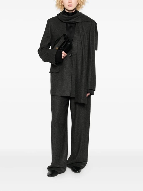 TOTEME single-button cape blazer - Grey - zdjęcie produktu nr 2