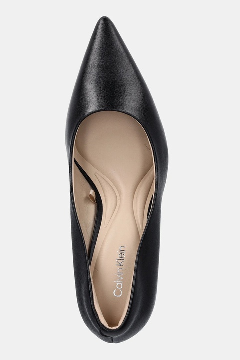 Calvin Klein szpilki skórzane ESS STILETTO 70 kolor czarny HW0HW02607 - zdjęcie produktu nr 2