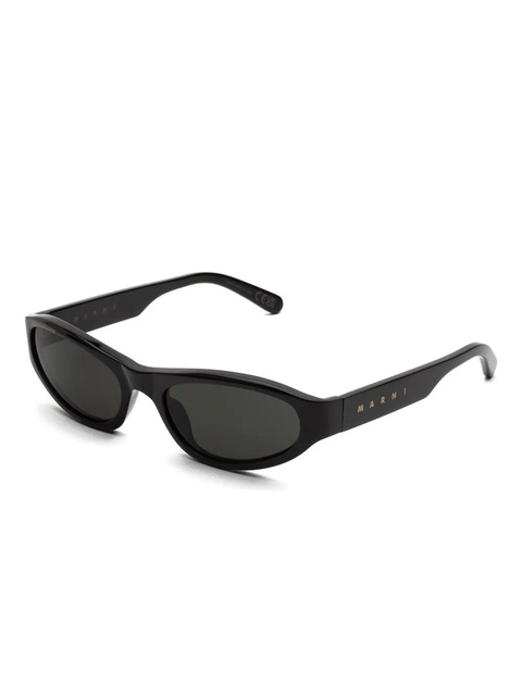 Marni Eyewear Yozamei oval-frame sunglasses - Black - zdjęcie produktu nr 2