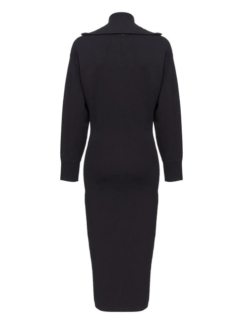 PINKO Levulosio midi dress - Black - zdjęcie produktu nr 1