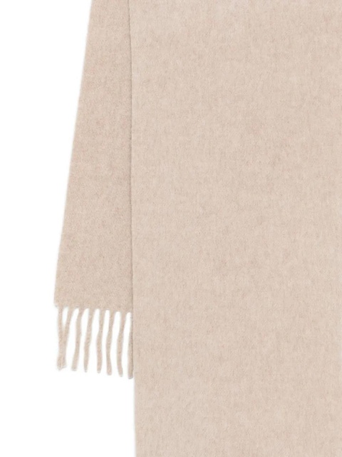 Max Mara fringed wool scarf - Neutrals - zdjęcie produktu nr 2