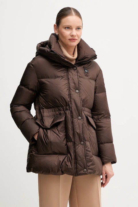 Blauer kurtka puchowa CHELSEA kolor brązowy zimowa BLDB03175 - zdjęcie produktu nr 1