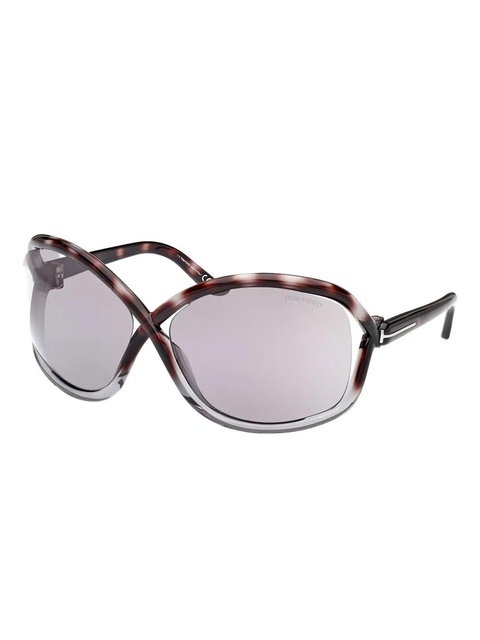 TOM FORD Eyewear geometric-frame sunglasses - Brown - zdjęcie produktu nr 2