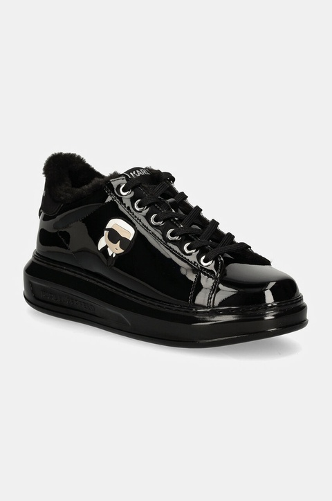 Karl Lagerfeld sneakersy skórzane KAPRI kolor czarny KL62531S - zdjęcie produktu nr 1