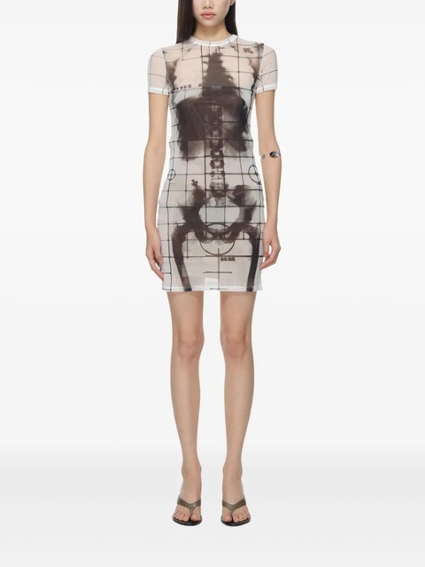 Jean Paul Gaultier Squeletor mini dress - White - zdjęcie produktu nr 1