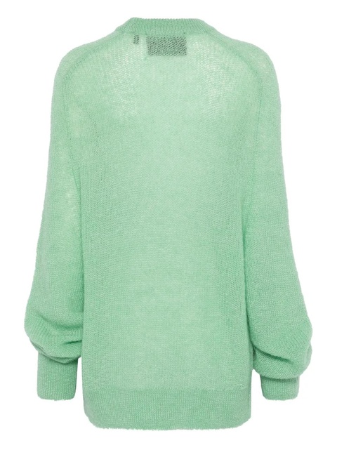 ROTATE BIRGER CHRISTENSEN logo lightweight sweater - Green - zdjęcie produktu nr 2