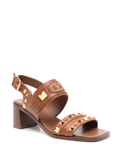 Valentino Garavani Rockstud sandals - Brown - zdjęcie produktu nr 2