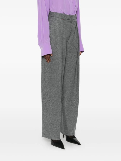 Victoria Beckham pleated trousers - Grey - zdjęcie produktu nr 1