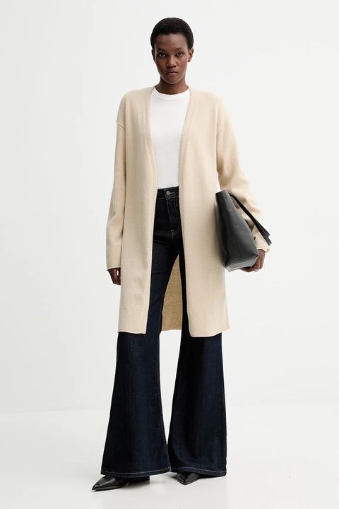 Filippa K longsleeve kolor beżowy 32045 - zdjęcie produktu nr 1