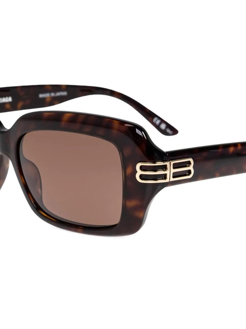 Balenciaga Eyewear Dinasty rectangle-frame sunglasses - Brown - zdjęcie produktu nr 2